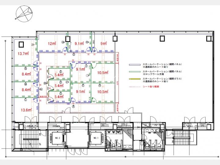 4階平面図 【CROSSCOOP新宿AVENUE(クロスコープ新宿アベニュー)】