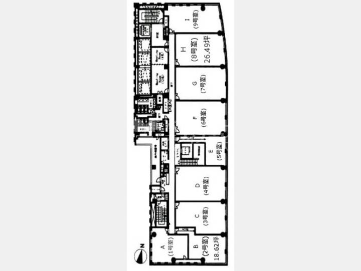 間取り図　【霞が関ビジネスセンター】