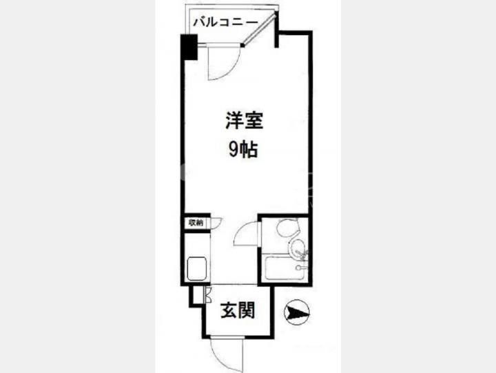 SOHOマンション間取り【赤坂ロイヤルマンション　202号室】