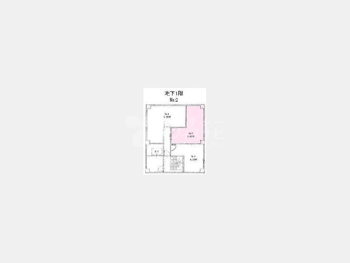 間取図　【一光赤坂ビル　B1階No-2】