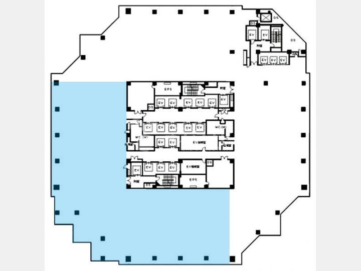 ５F間取り図【品川イーストワンタワー】