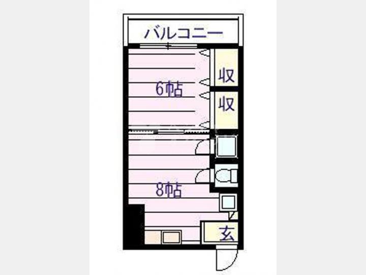 ２F間取り図【メゾン四谷】