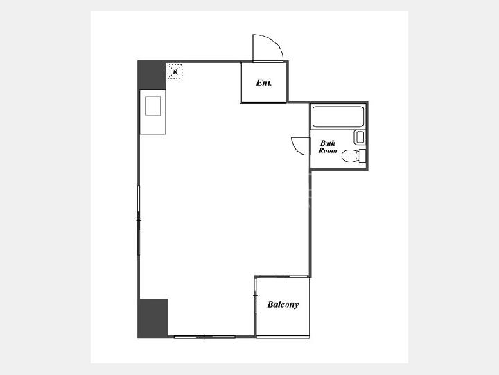 ８０２間取り図【プロスパラス高輪】