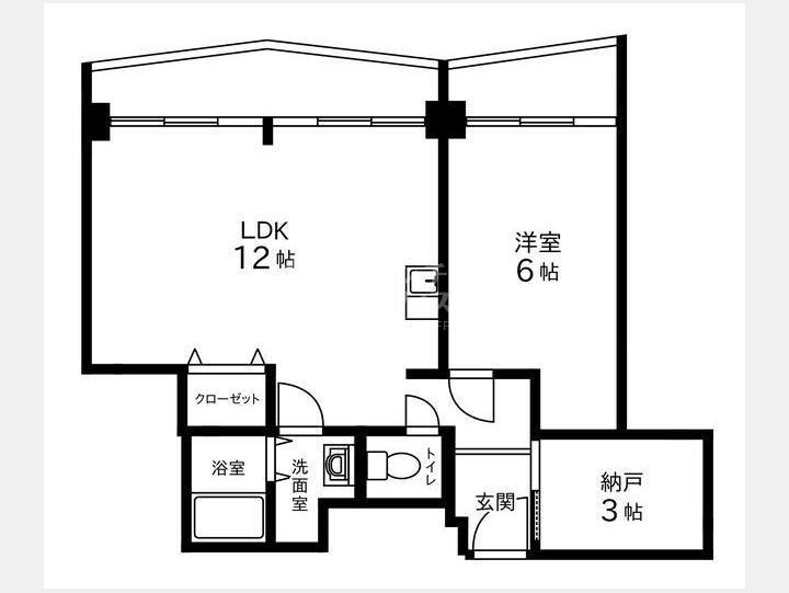 2F間取り図【パレス青山】