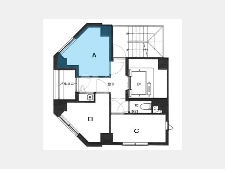 A号室間取り図【ル・グラシエルＢＬＤＧ．３２】