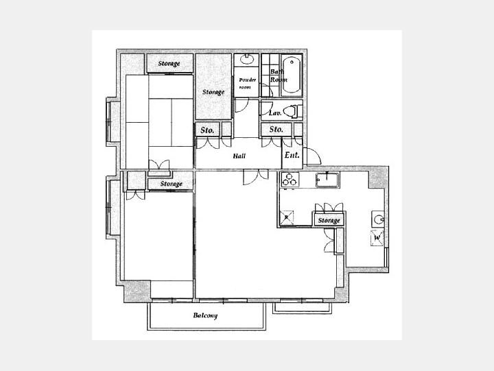 ２０１間取り図【イトウハイム】