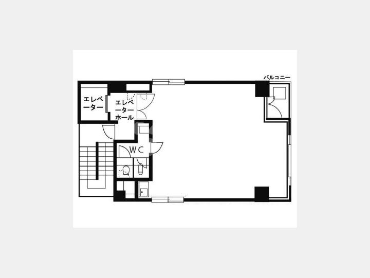 3F間取り図【森山ビル】