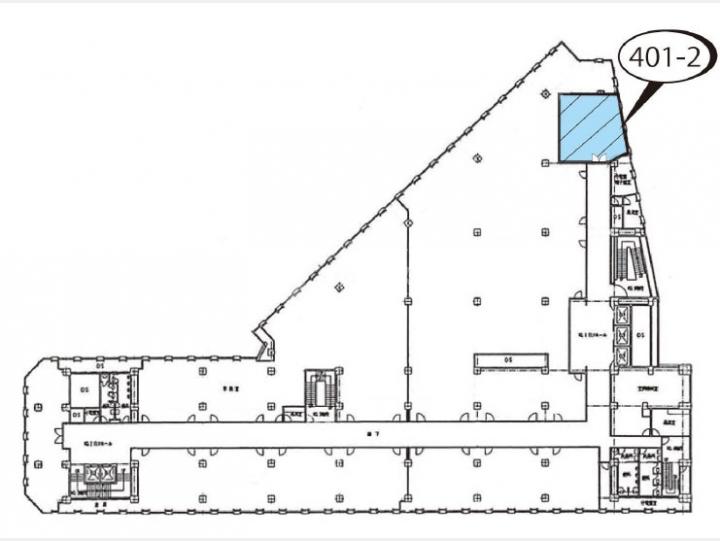 ４０１－２間取り図【新橋駅前ビル１号館】