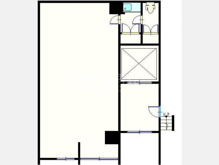 １F右　間取り図【クリエイトビル】