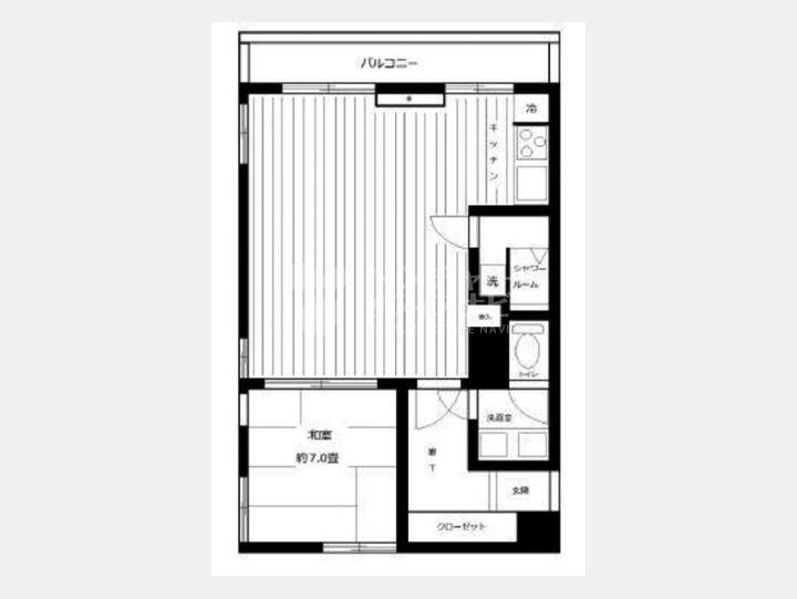 ２０５間取り図【第18宮廷マンション】