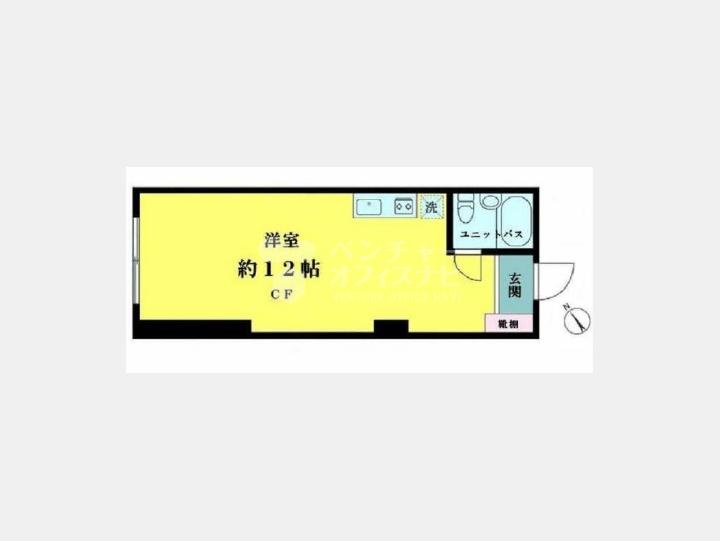 １０５間取図　【ライオンズマンション平河町】