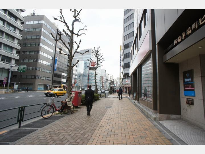 前面道路【郵船茅場町ビル】