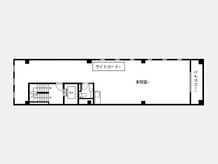 5F間取り図【芝メディックビル】