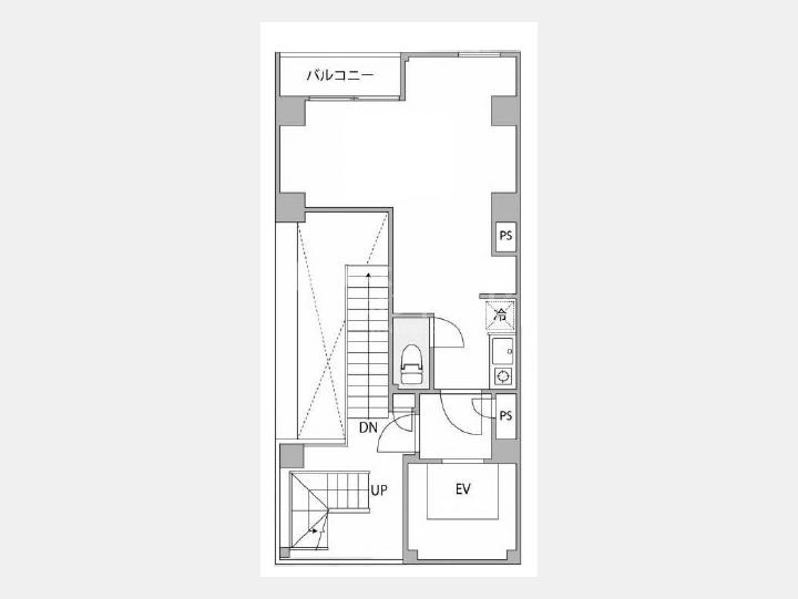 ２F間取り図【リヨンドール秋葉原】