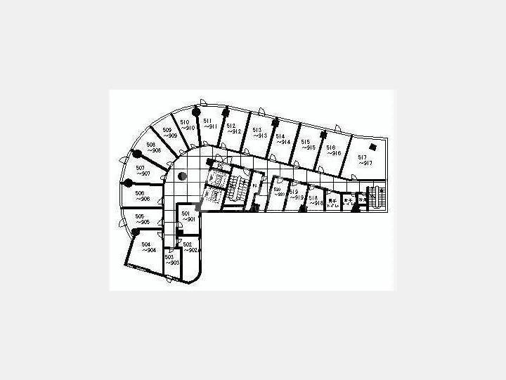 間取図　【初台センタービル】