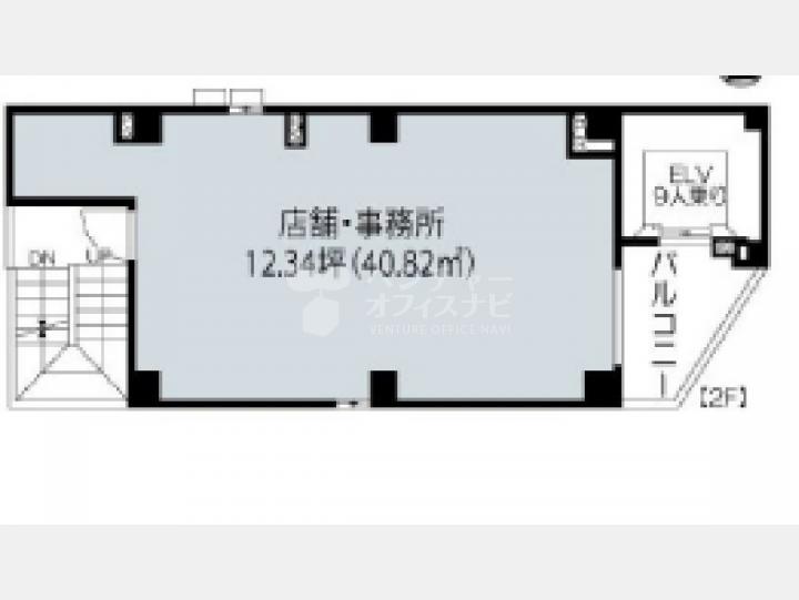 2階平面図【（仮称）新宿区舟町計画】
