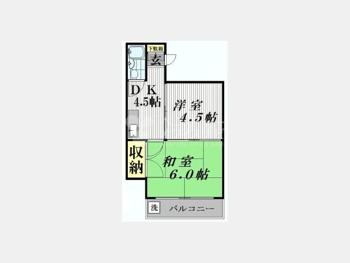 【STビル鶯谷】間取り図