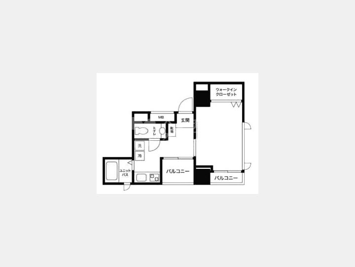 ３０２間取り図【北参道トゥアル】