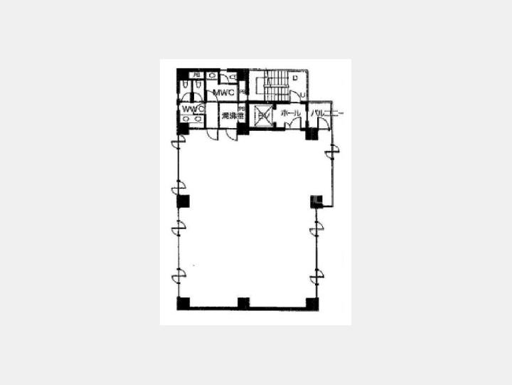 ３F間取り図【岡田ビル】