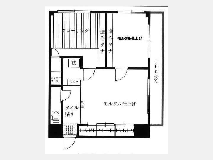 ５０２間取り図【ミツワマンション】