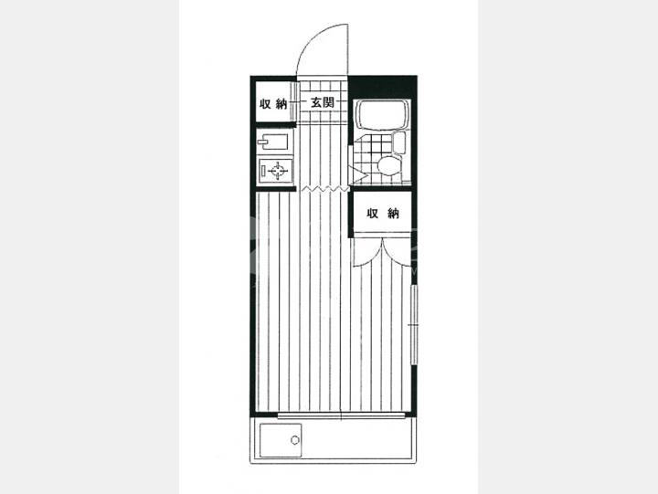 301間取り図【高砂ビル】