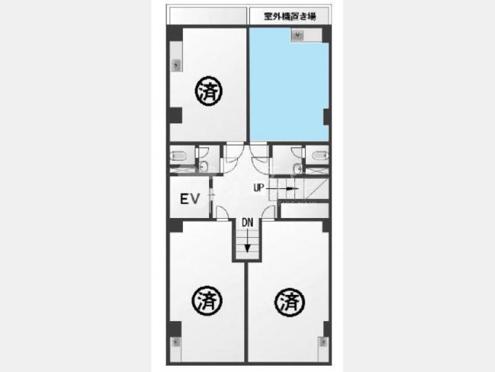 ２０５間取り図【神保町ビル】