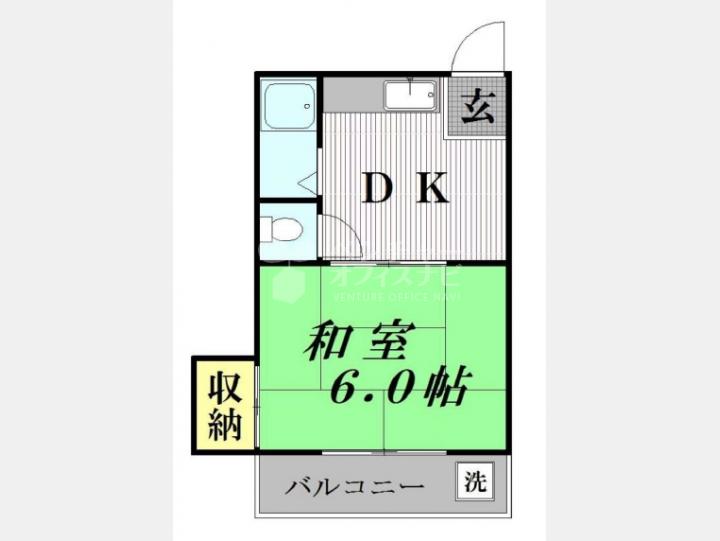 2-O間取り図【ニュープリンスハイツ代々木】