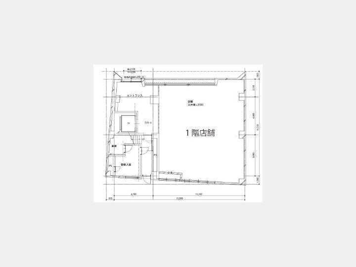 オフィス間取り【T-FRONTビル　１階/仲介手数料無料】