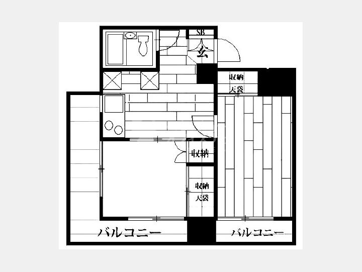 503間取り図【ライオンズマンション西新宿第6】