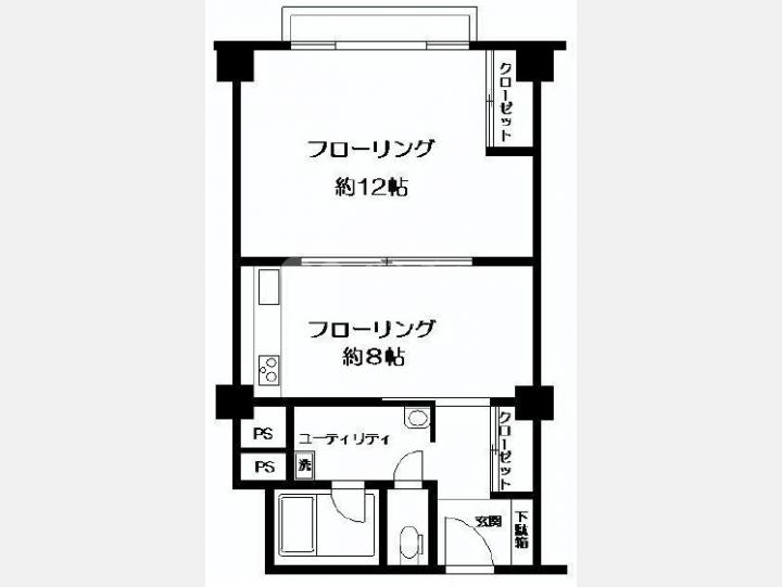 間取図 【ヴィラ赤坂】