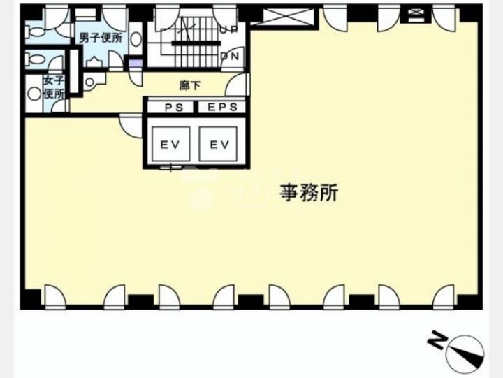 【PAN AKASAKAビル】間取り図