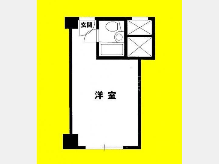 SOHOマンション間取り【赤坂レジデンシャルホテル　2階】