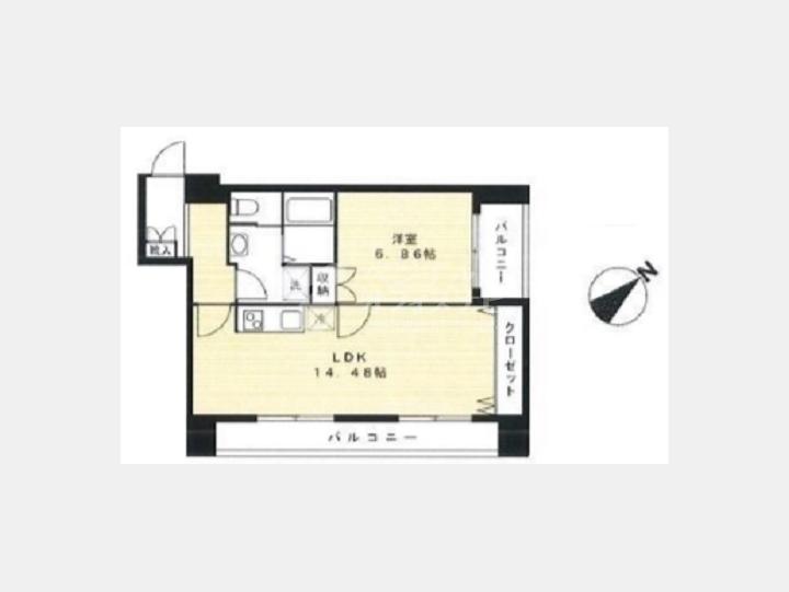 SOHOマンション間取り【麻布ハイプラザ　902号室】