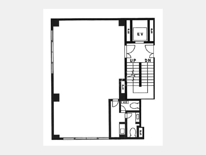 ５B間取り図【芝ビル】