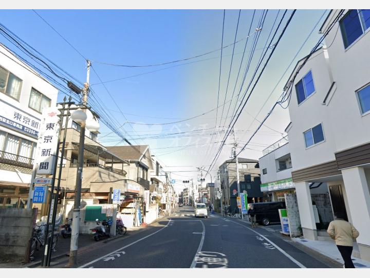 【前面道路】calme西荻窪