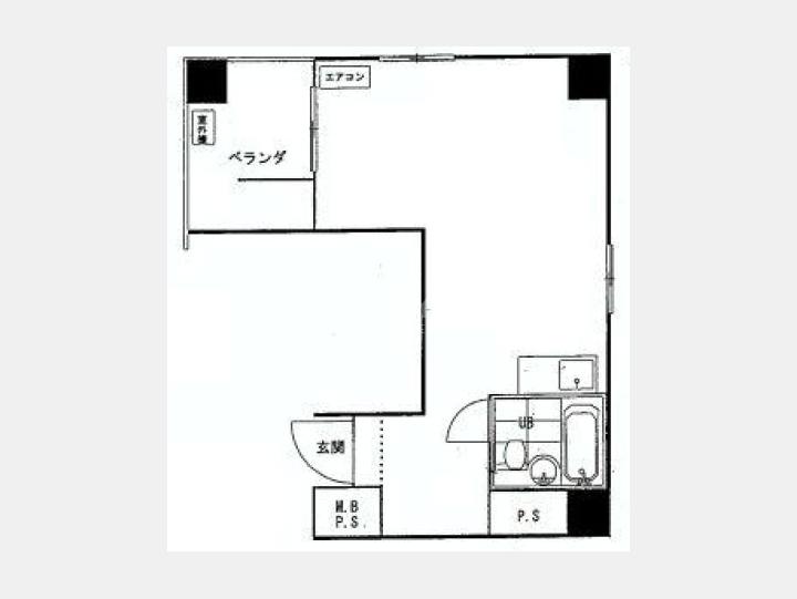 ８０６間取り図【ジュエル浜離宮】