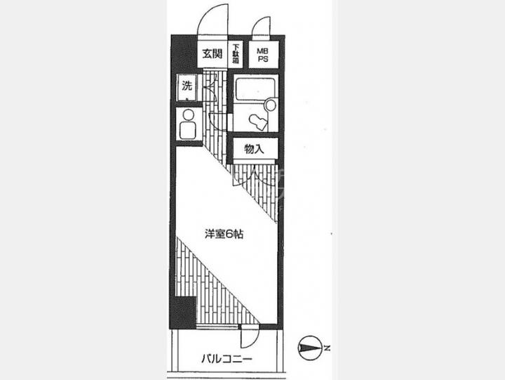 間取り図【ライオンズマンション新宿御苑前】