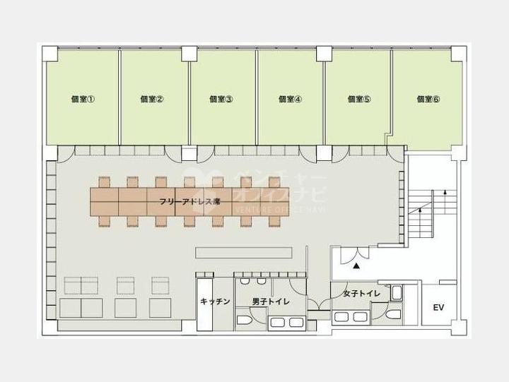 間取図　【コーバアカサカ(co-ba akasaka)】