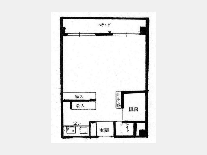 間取図　【静宏荘1号館】
