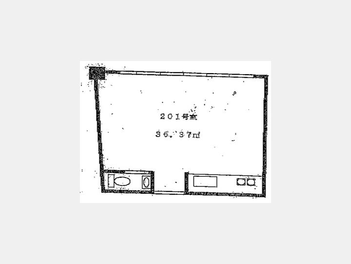 間取図　賃貸オフィス　【瀧澤ビル】