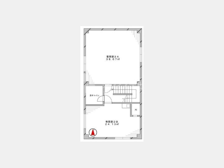 2F間取り図【オンリーワン麻布ビル(旧エフステージ麻布ビル)】