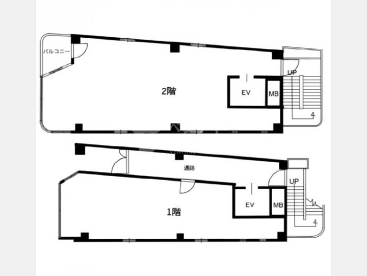 １－２F間取り図【カワムラビル】