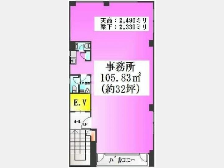 4F間取り図【パシフィックビル】