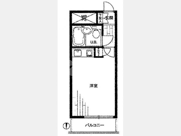 間取り図【ダイアパレス新宿一丁目】