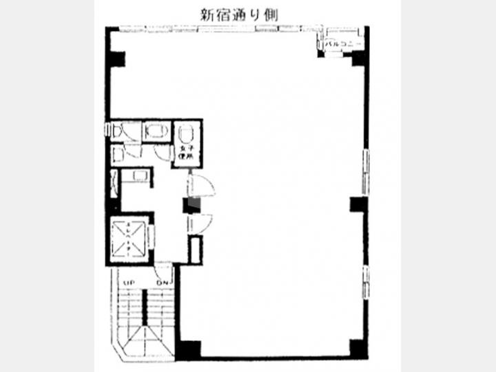 間取図　【新宿鈴木ビルA館】