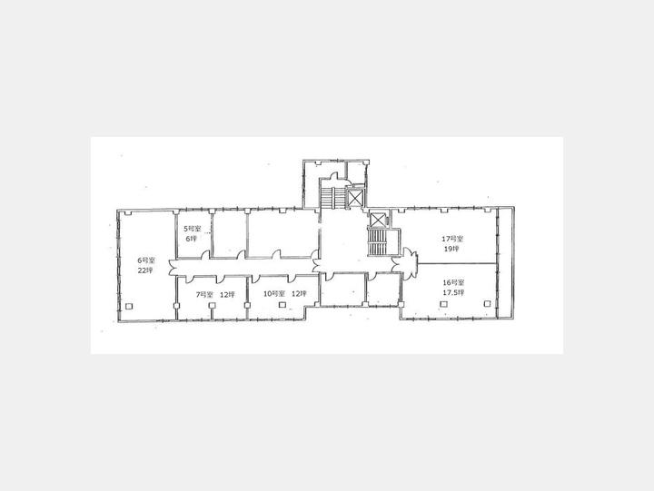参考間取り図【第2東ビル】