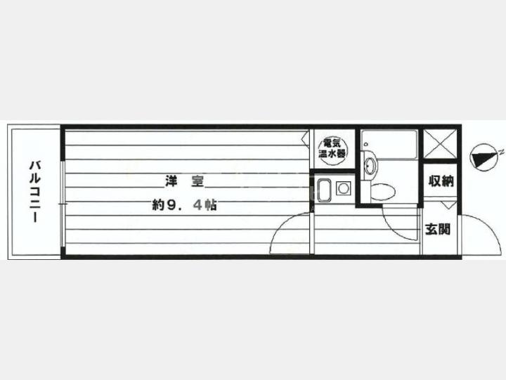 間取図　【ビューシティ新宿御苑】