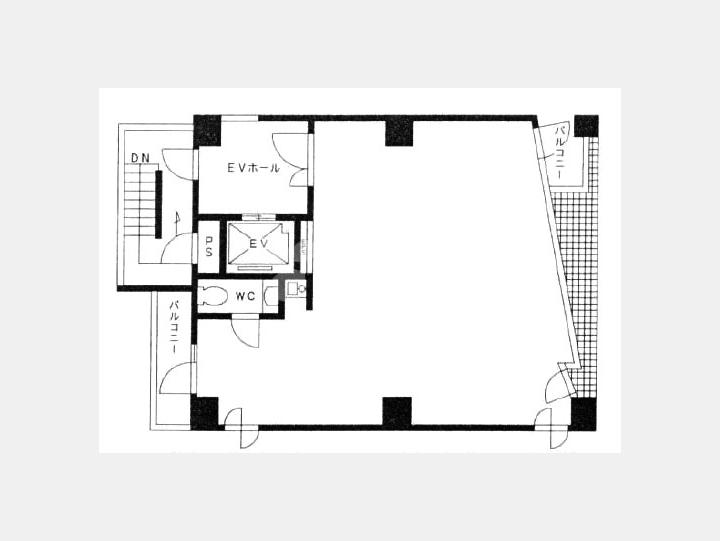 ４F間取り図【渋谷第3KKビル】