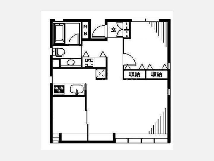 １０３間取り図【ＤＥＮ　ＦＬＡＴ南平台】