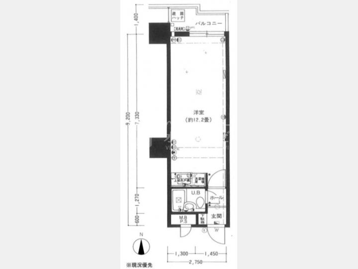 間取り図【ベルメゾン池袋】